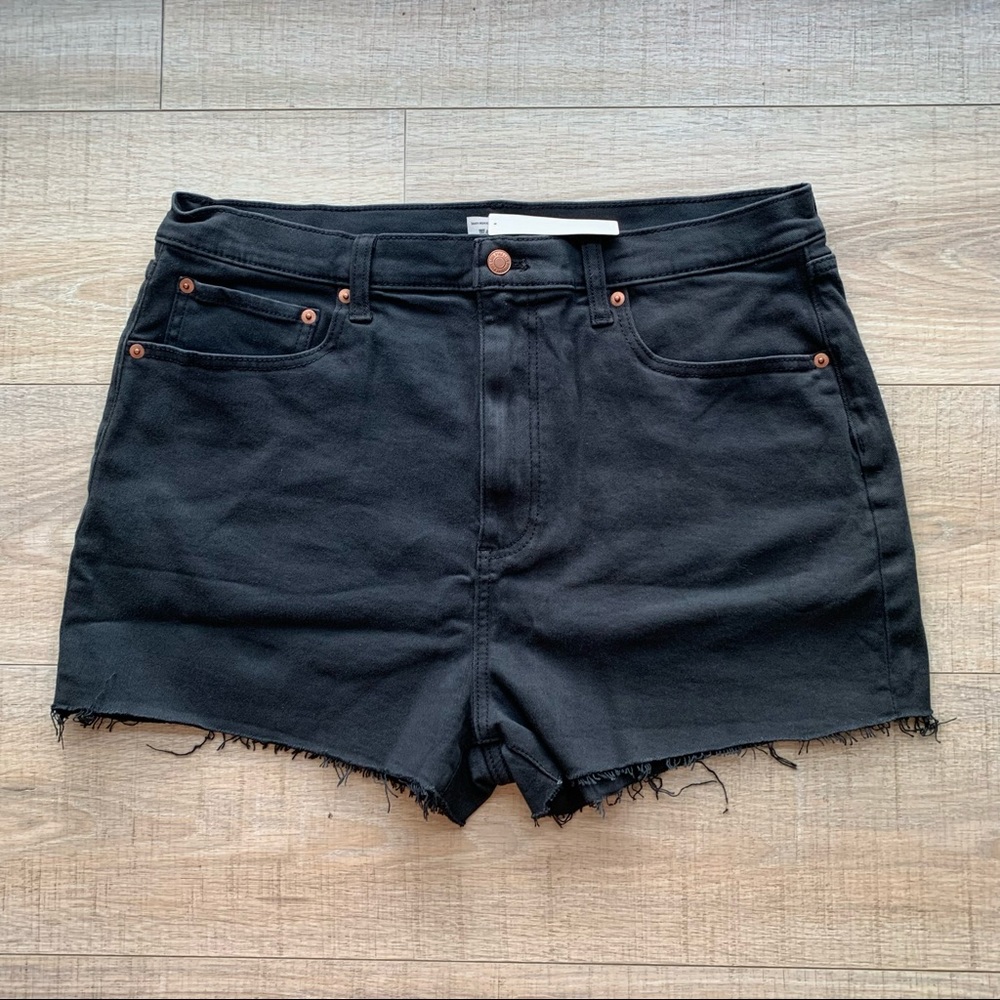 New Black Cutoff Shorts by Pink